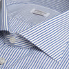 Camicia riga bianca e blu