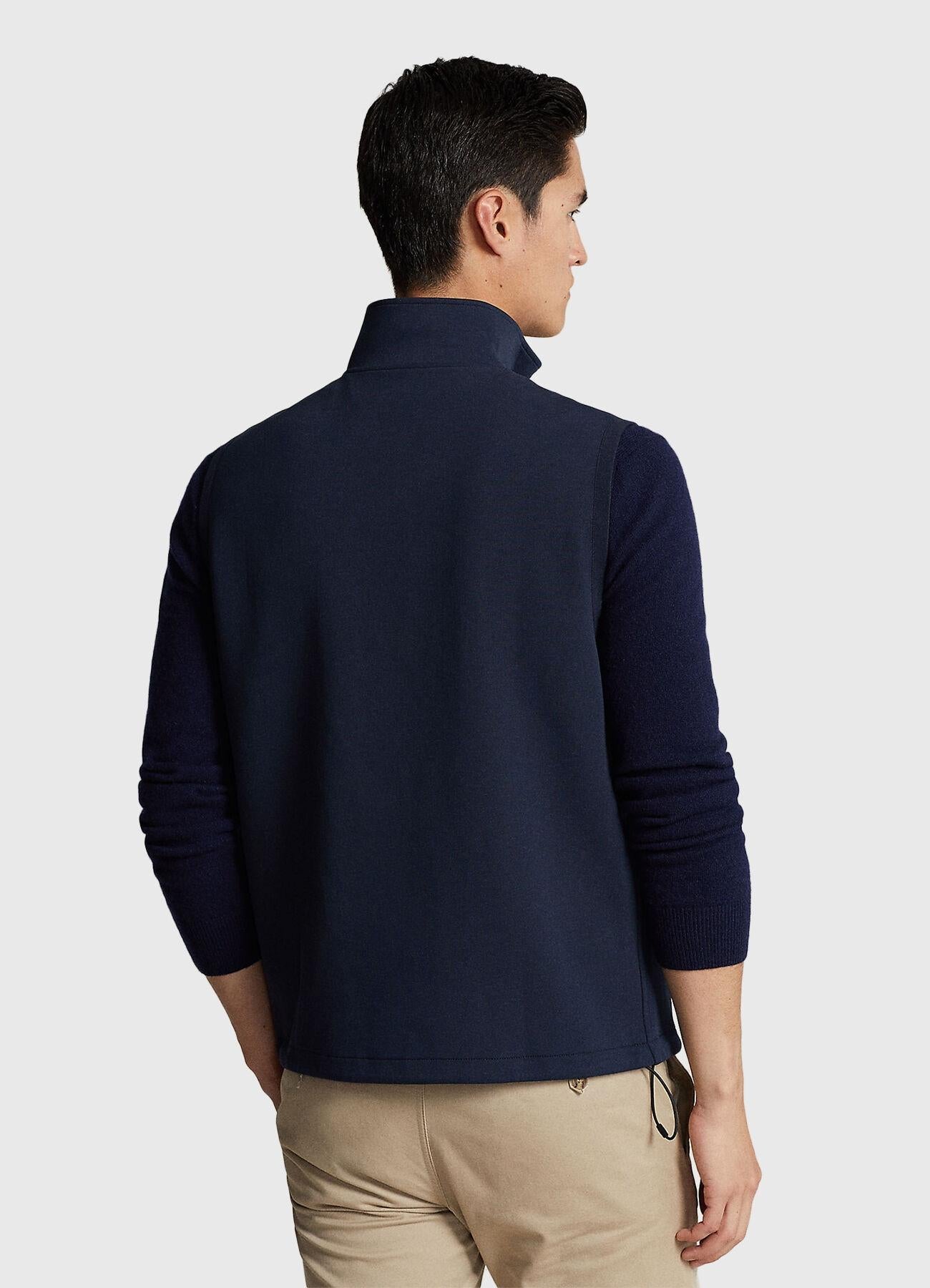 Gilet uomo in misto cotone sportivo