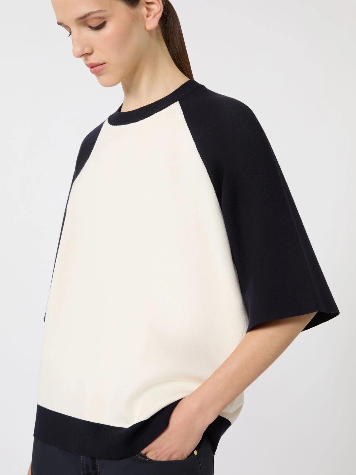 MSTVELO<BR/>Maglia boxy in viscosa stretch MSTVELO 012 MAX MARA STUDIO 