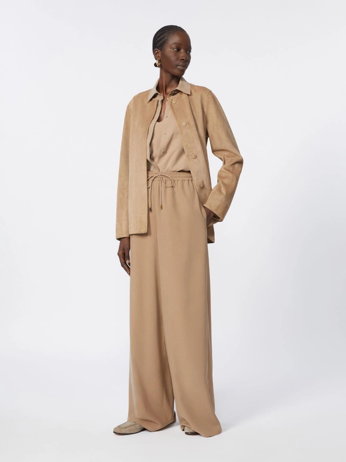 MXMGENERO<BR/>Pantalone largo in seta lavata MXMGENERO 016 MAX MARA 