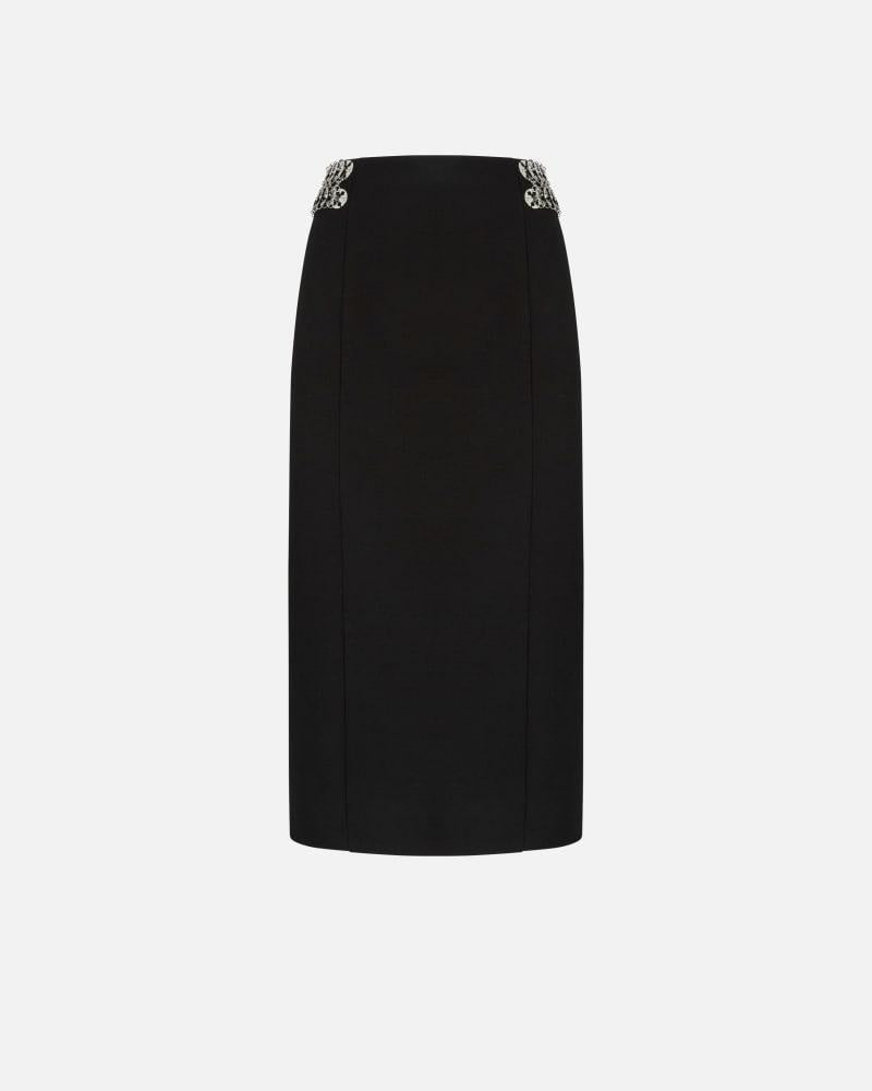 chela Gonna midi con decorazioni in metallo 105954A2YH Z99 PINKO 