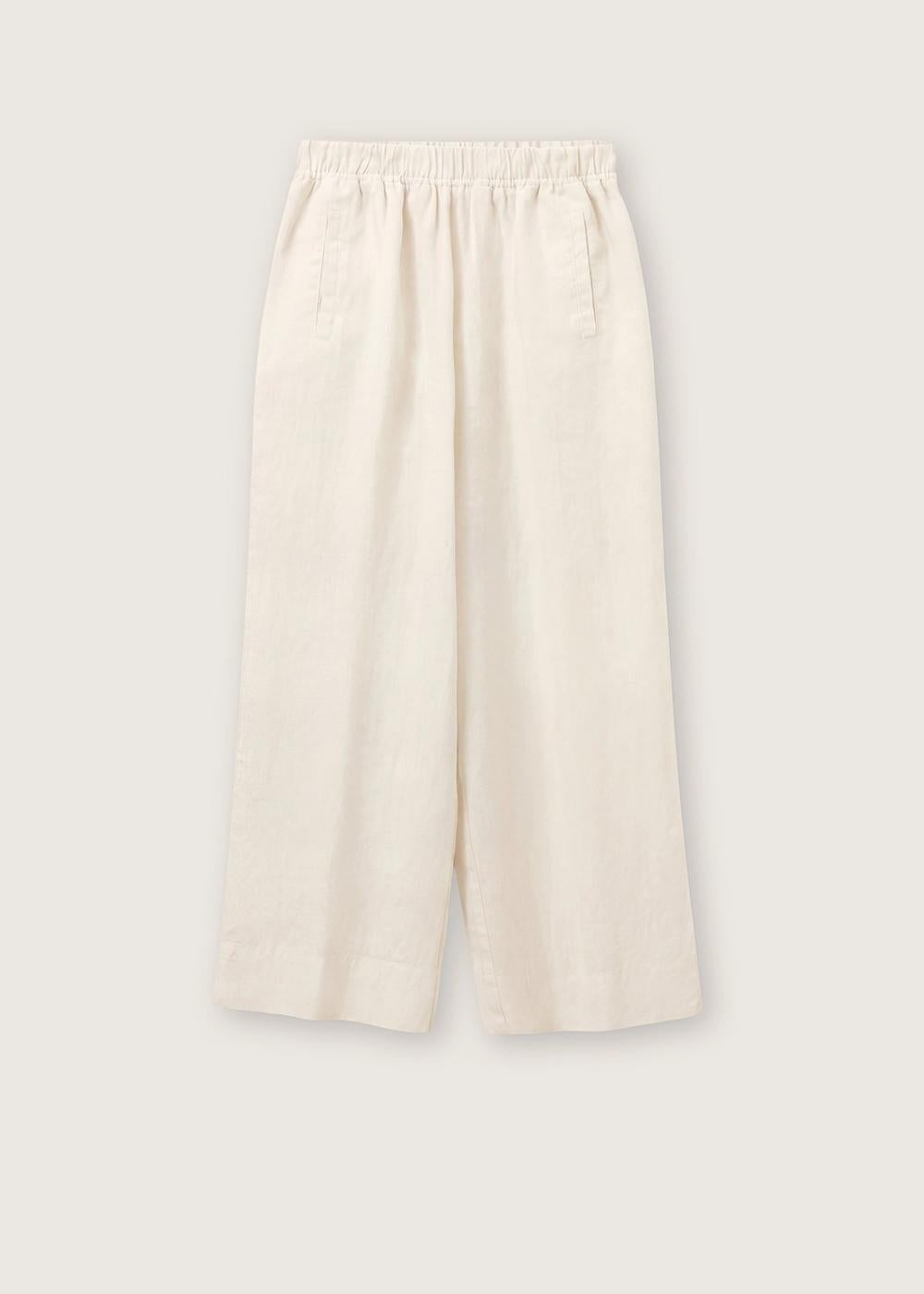 Pantaloni elasticizzati in lino N1665PA 8000/704 ROSSO 35 
