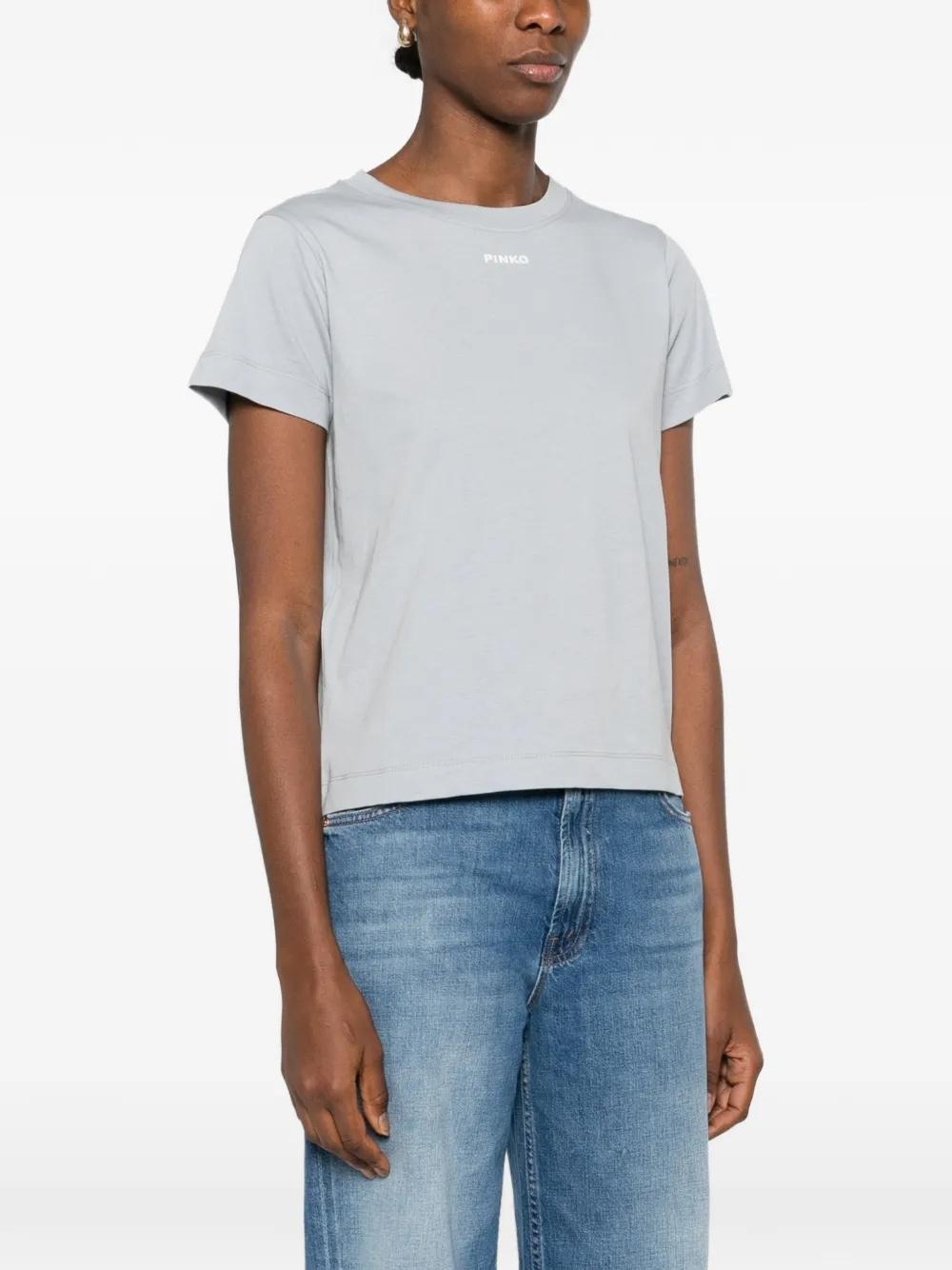 T-shirt con logo PINKO<BR/> 100373A34F E87 PINKO 