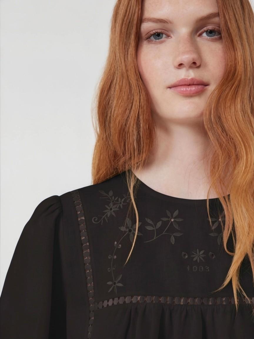 Top in tela di lino e jersey stretch WKDBACINO 002 WEEKEND 