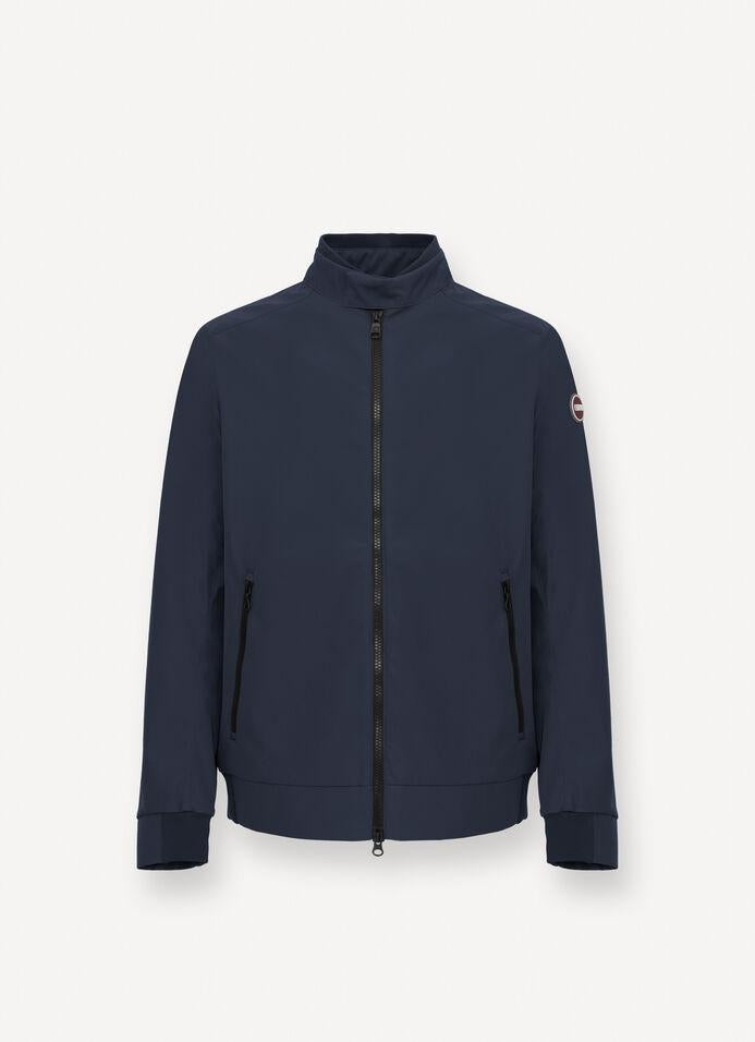 Giacca uomo biker in softshell