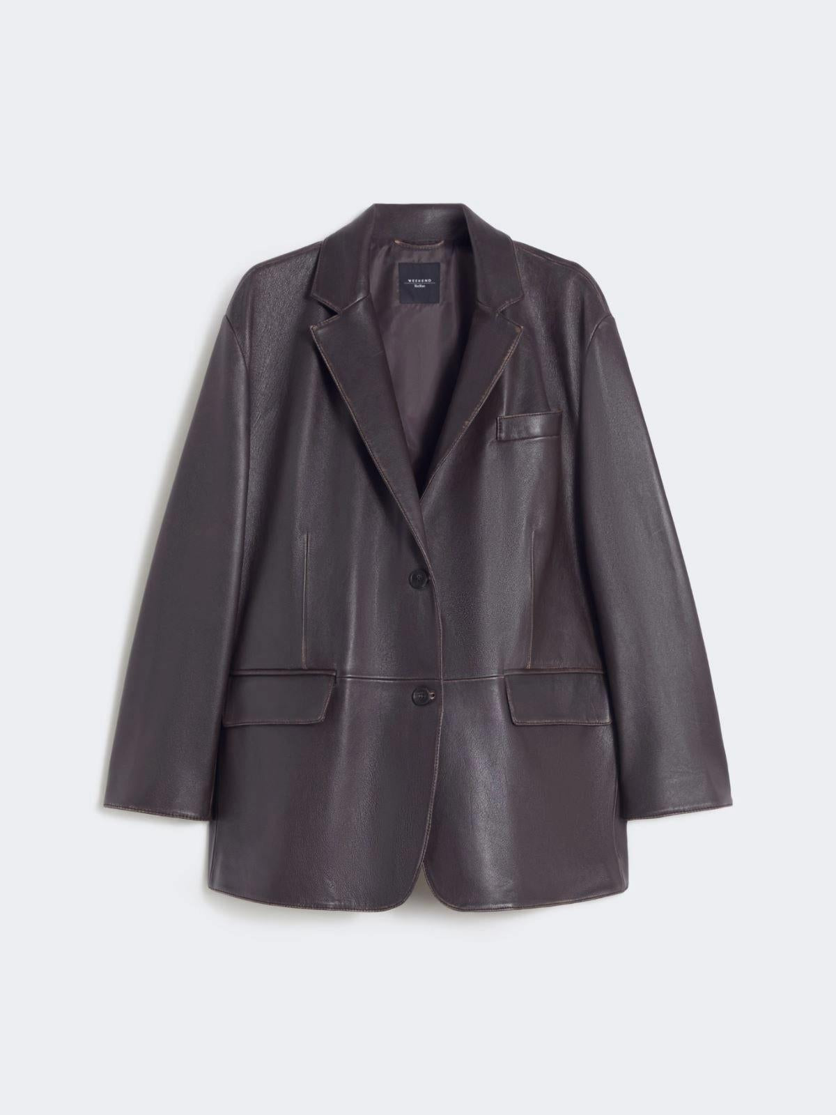 WKDPILA<BR/>Blazer over in pelle WKDPILA 001 WEEKEND 