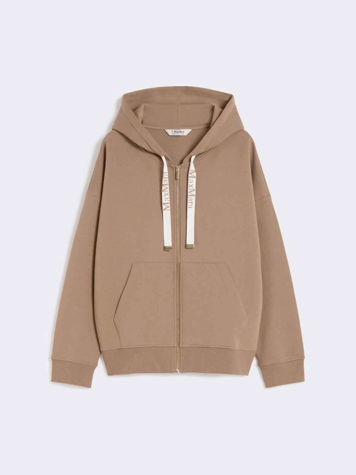 SMMJOUR<BR/>Felpa con zip in jersey tecnico SMMJOUR 006 S MAX MARA 