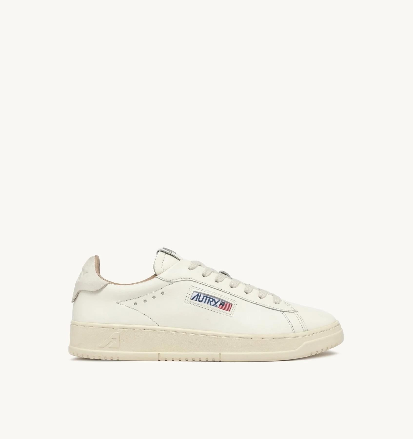 SNEAKERS DALLAS LOW IN PELLE BIANCA ADLM MR01 AUTRY ACTION SHOES 