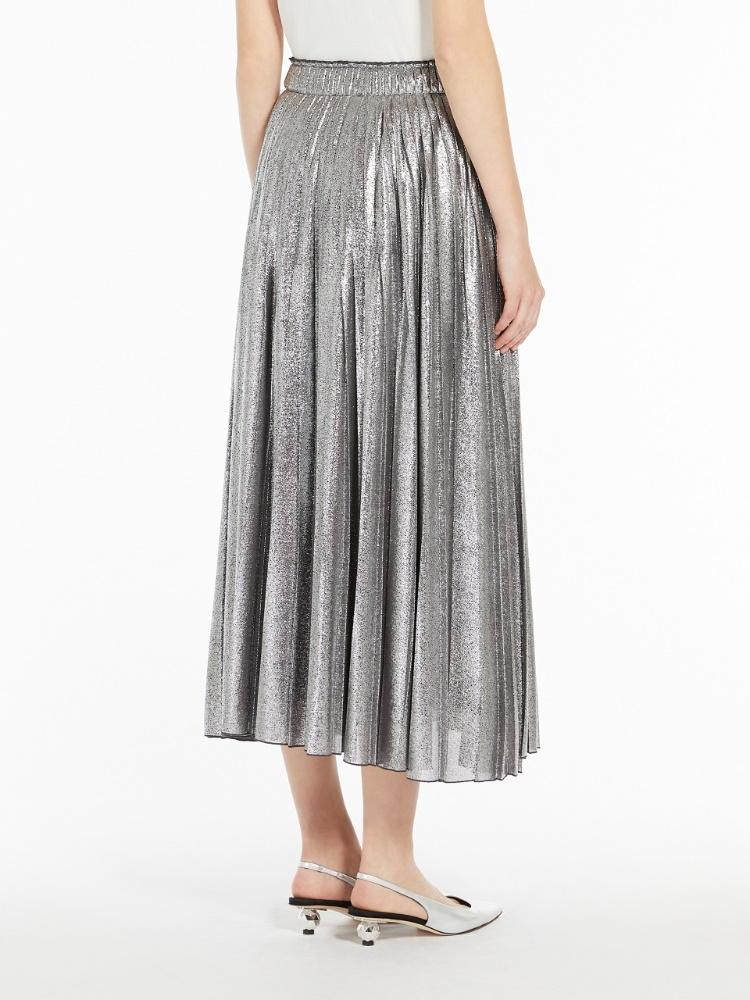 Gonna lunga in georgette laminata<BR/> GAMMA 001 WEEKEND 