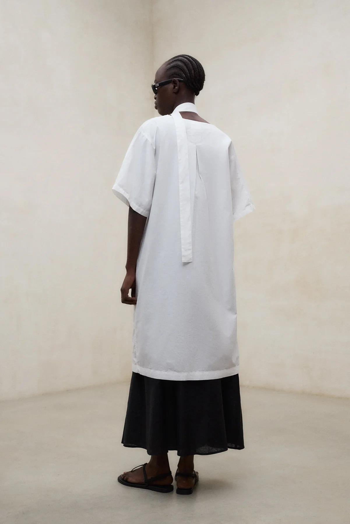 Abito Ludovica Bianco<BR/><BR/> LUDOVICA 000 ECOALF 