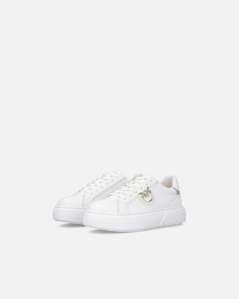 Sneakers flatform con suola alta e logo in metallo<BR/><BR/> SS0003P014 ZIA PINKO 