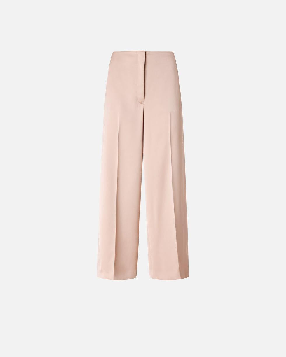 Pantaloni in satin<BR/> 106601A1Y5 Q35 PINKO 