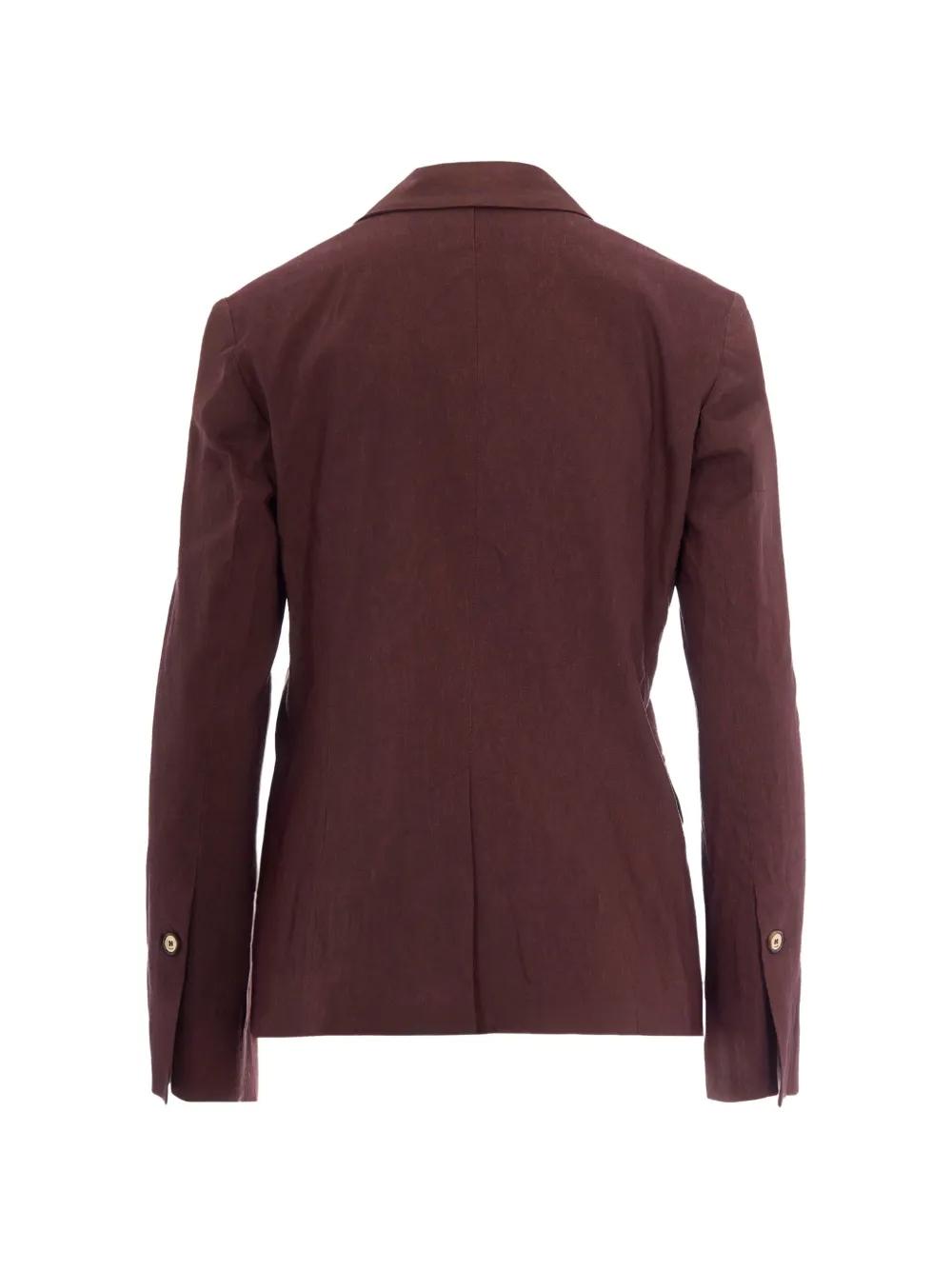 Giacca monopetto marrone da donna 106597A34I L78 PINKO 