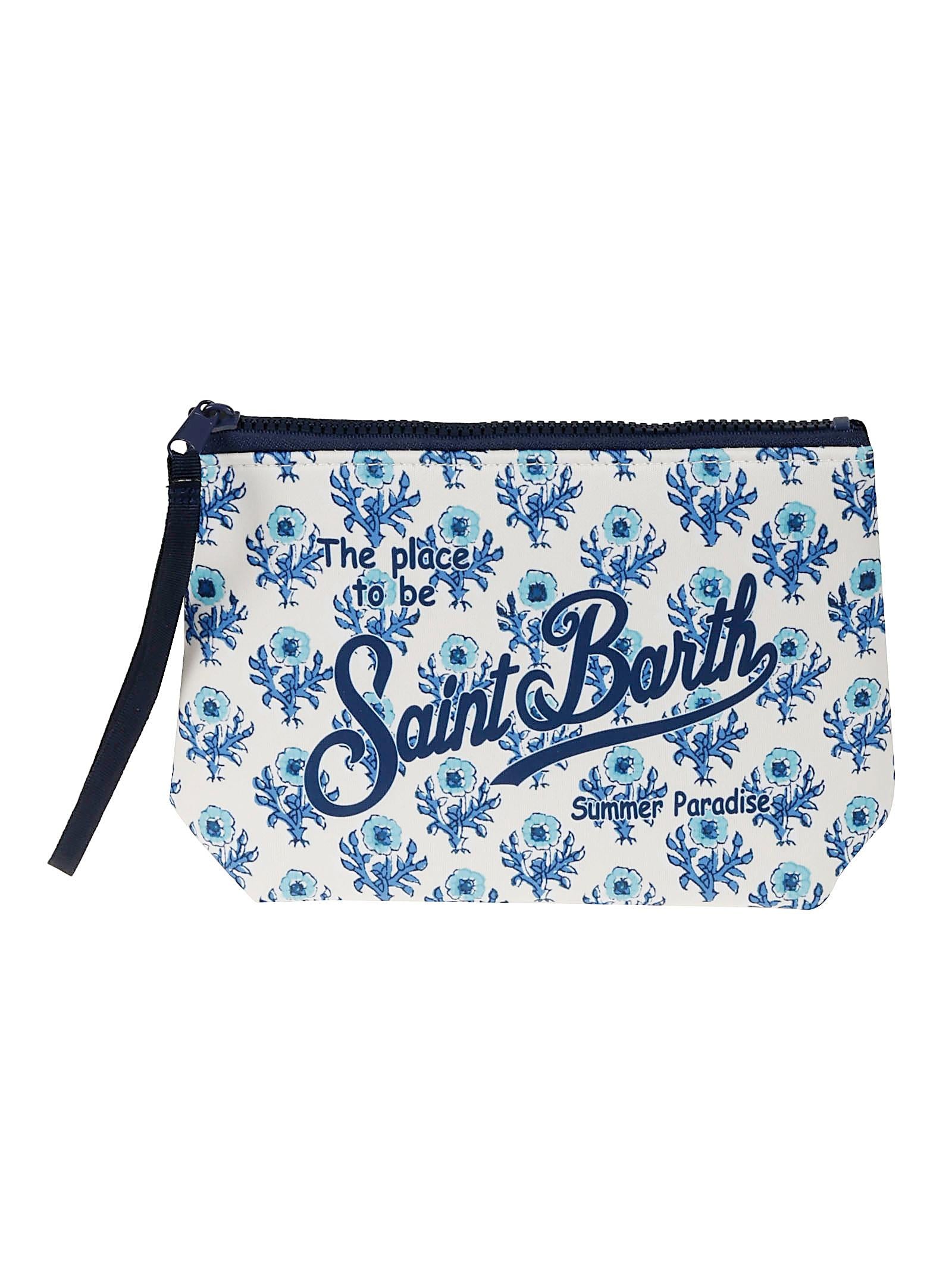 Pochette Aline in scuba con stampa floreale ALIN001 00152H MC2 SAINT BARTH 