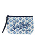 Pochette Aline in scuba con stampa floreale