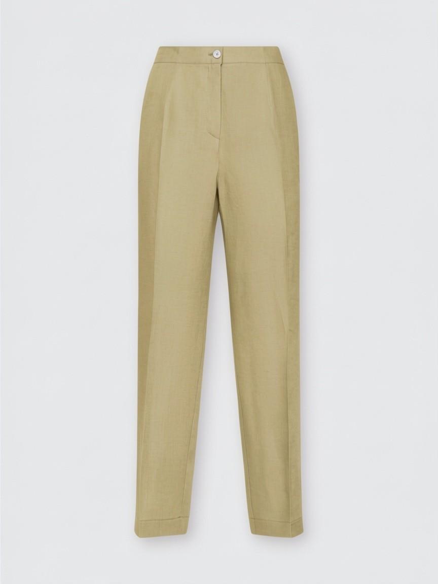 Pantaloni in lino<BR/> P007P000494N A5 ELENA MIRO 