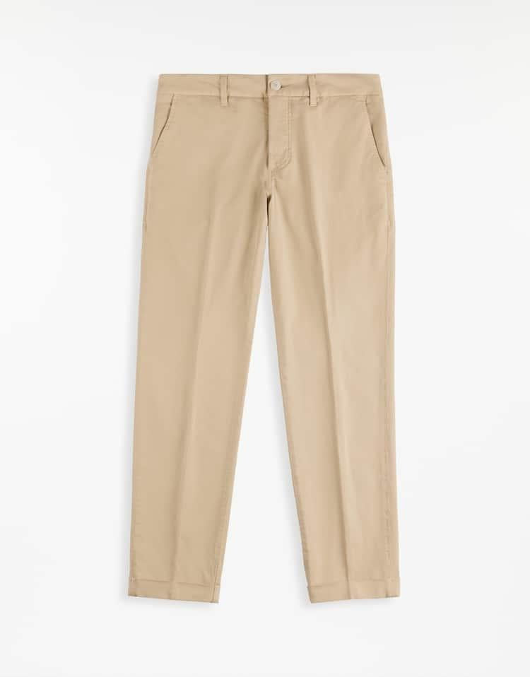 Pantaloni in Raso Stretch<BR/> NTW8050530TWBT C600 FAY 