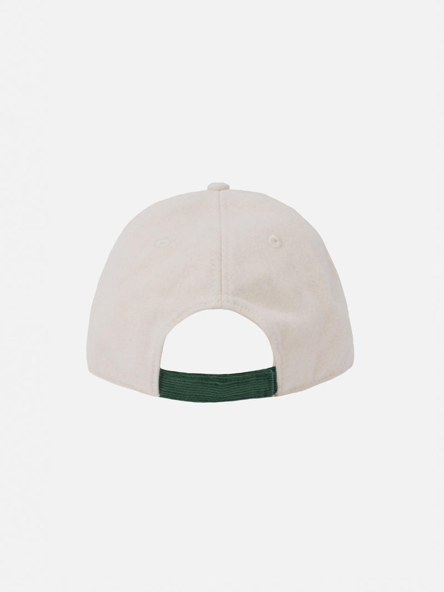 Cappello con visiera e logo ricamato
