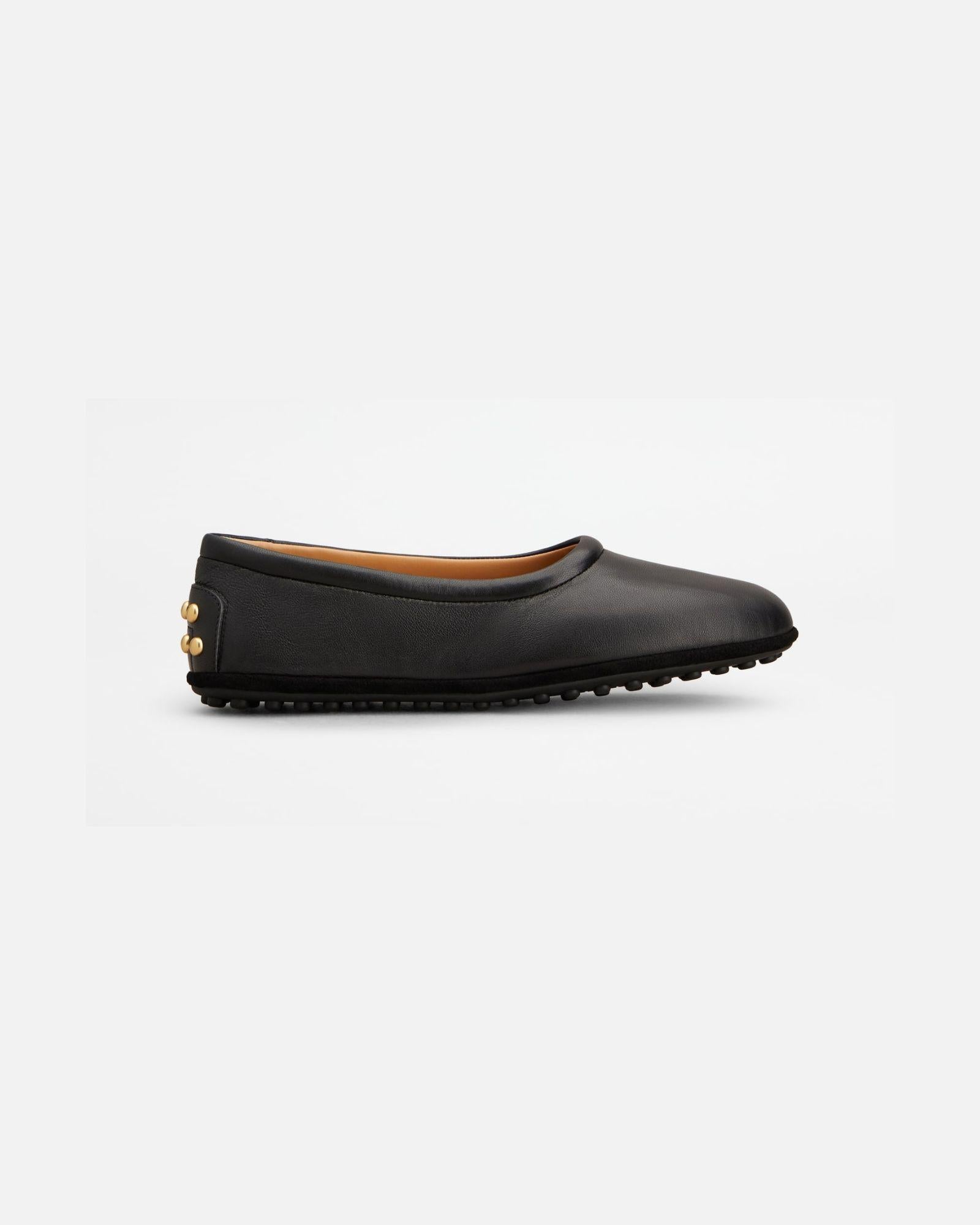 Ballerina Metal Dots in Nappa<BR/> XXW04M0KC50SWZ B999 TOD'S 