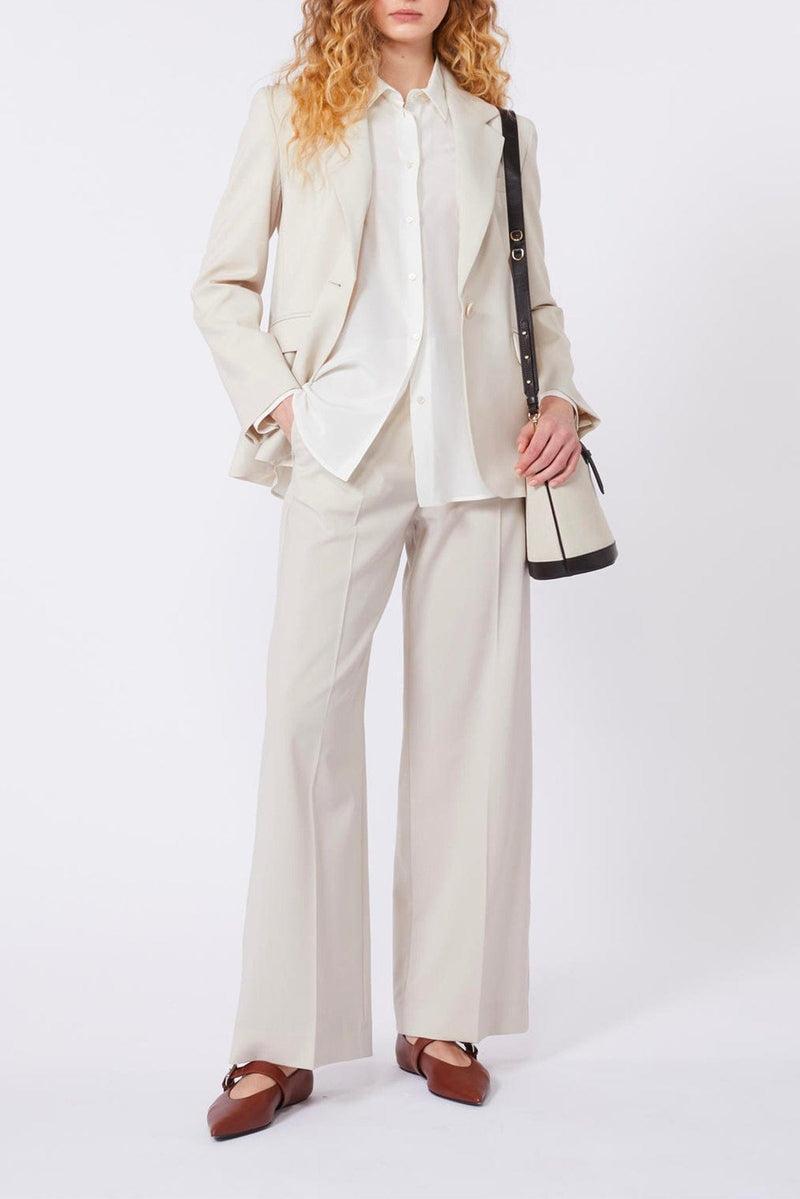 WKDLAMINE<BR/>Blazer in lana stretch WKDLAMINE 011 WEEKEND 