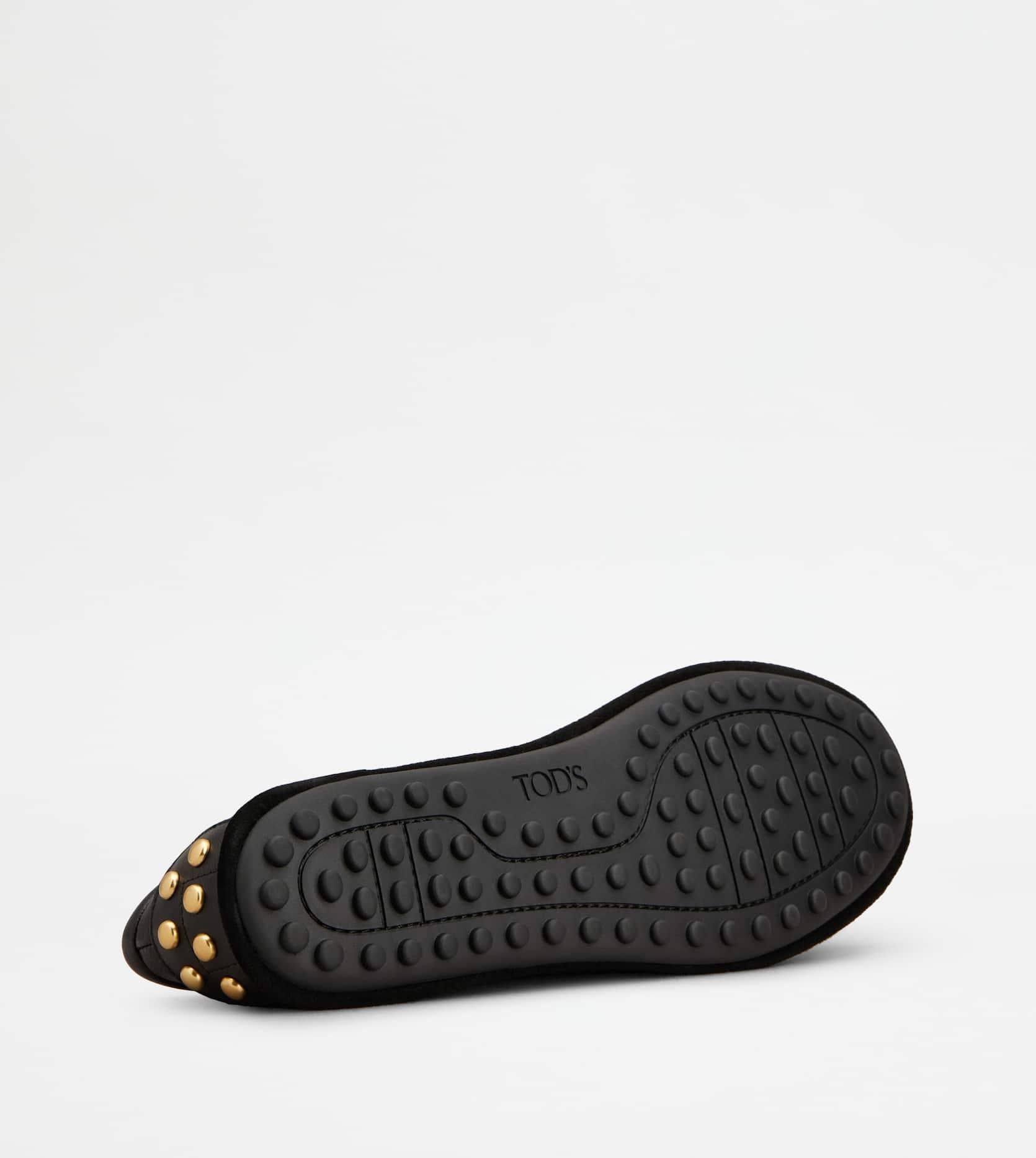 Ballerina Metal Dots in Nappa<BR/> XXW04M0KC50SWZ B999 TOD'S 