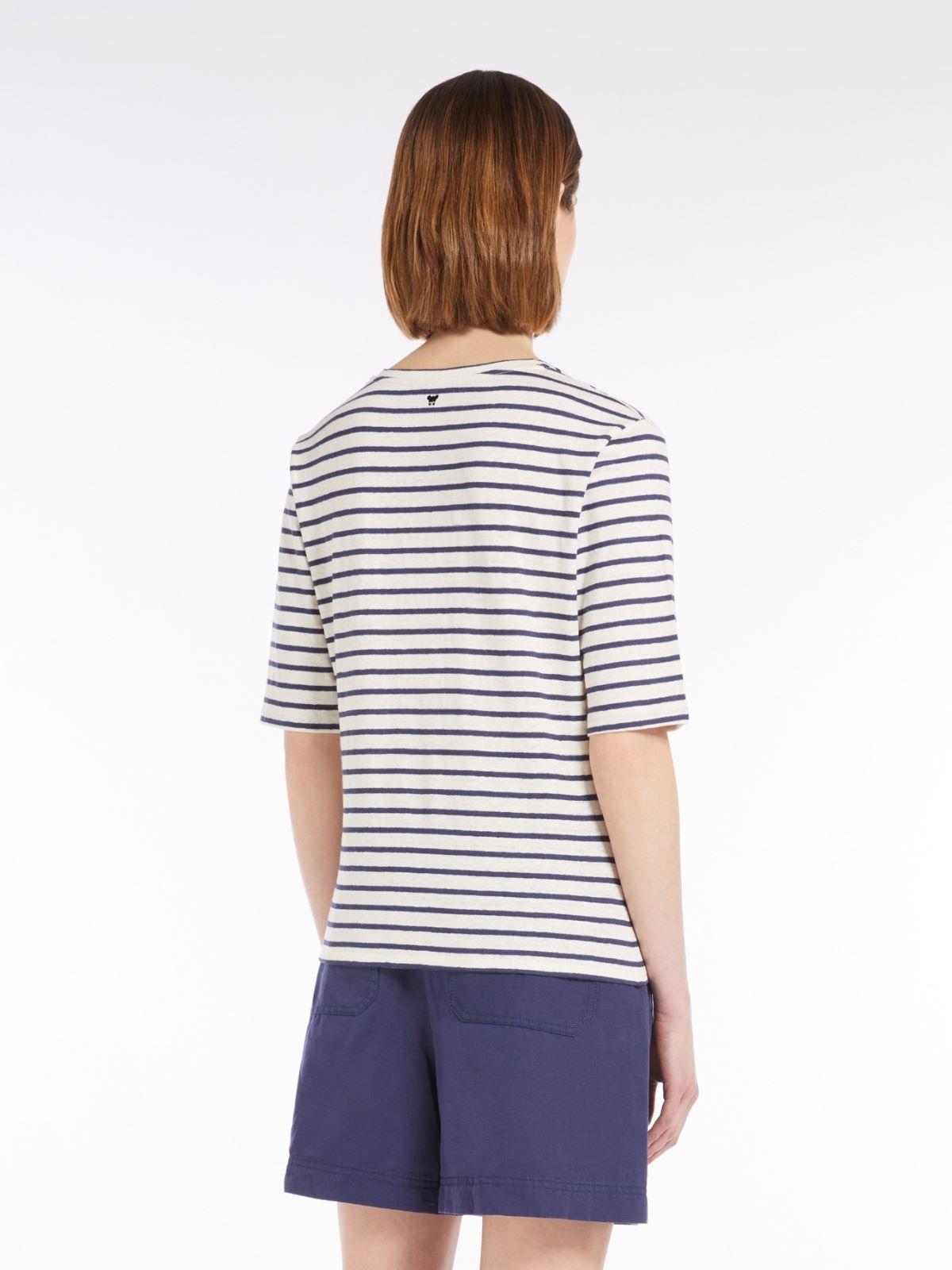 T-shirt donna in jersey di lino OPZIONE 005 WEEKEND 