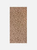 Telo mare Foutas in cotone jacquard con fantasia animalier
