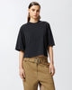 Maglia donna in cotone maniche corte ampia