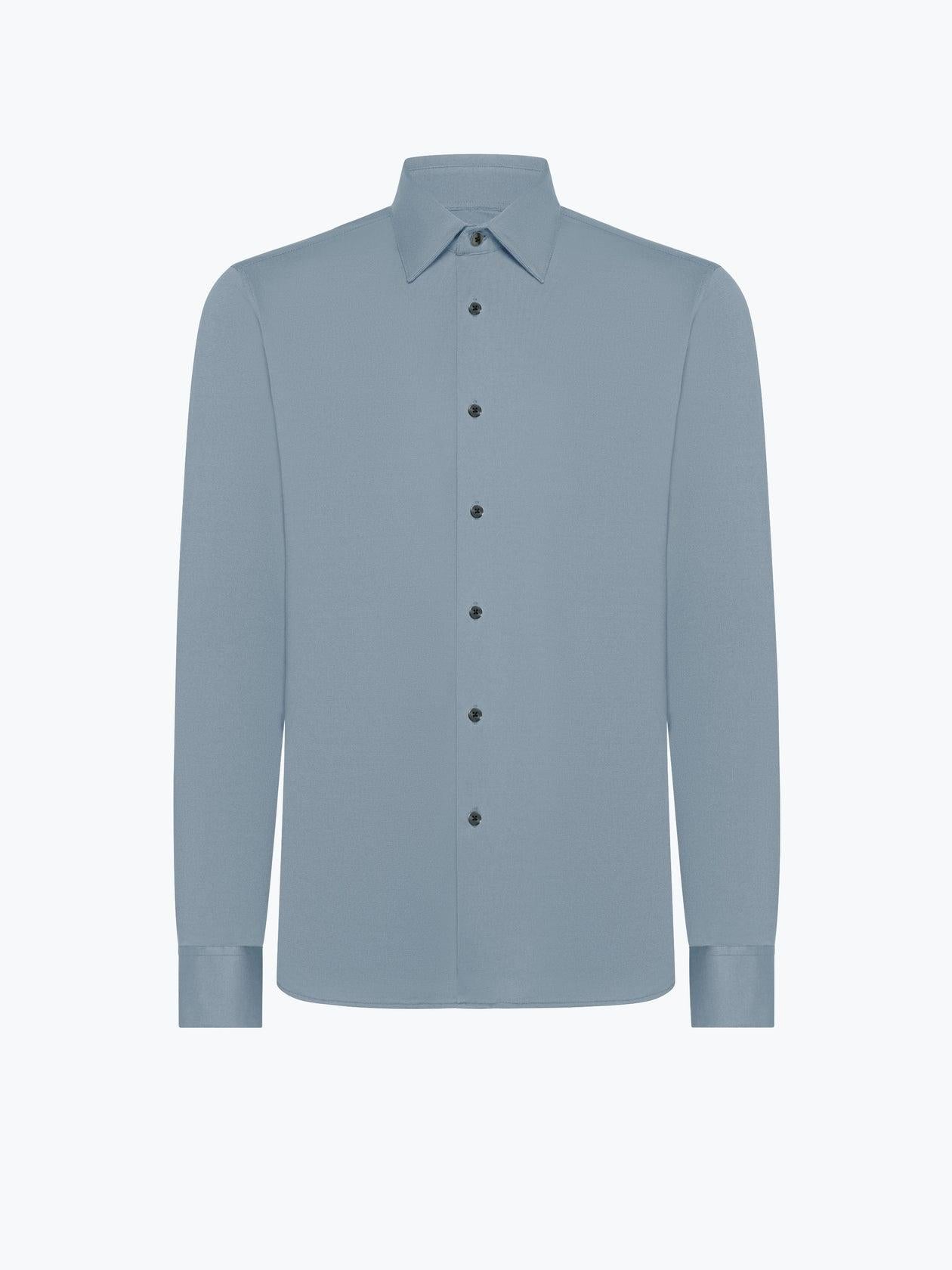 Camicia uomo Oxford Jacquard Shirt 25253 V42 RRD 