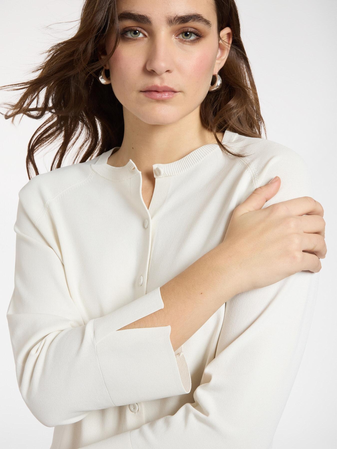Cardigan girocollo misto viscosa<BR/> M562Z100752N 11 ELENA MIRO 