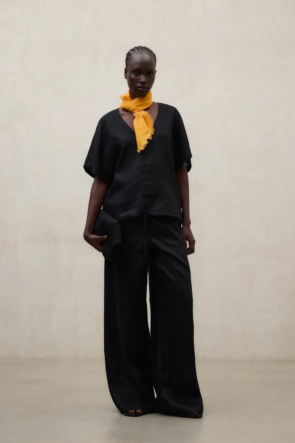 Camicia Dora Nera<BR/><BR/> DORA 319 ECOALF 