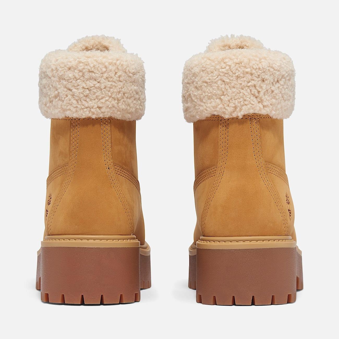 Stivale Impermeabile Foderato con Plateau Stone Street da Donna TB0A2PU6 7541 TIMBERLAND 