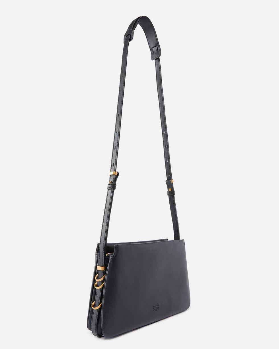 Borsa a tracolla Mini One, Two, Three Bag in pelle<BR/> 105883A0QO Z99Q PINKO 
