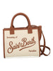 Borsa MC2 Saint Barth in tessuto e pelle