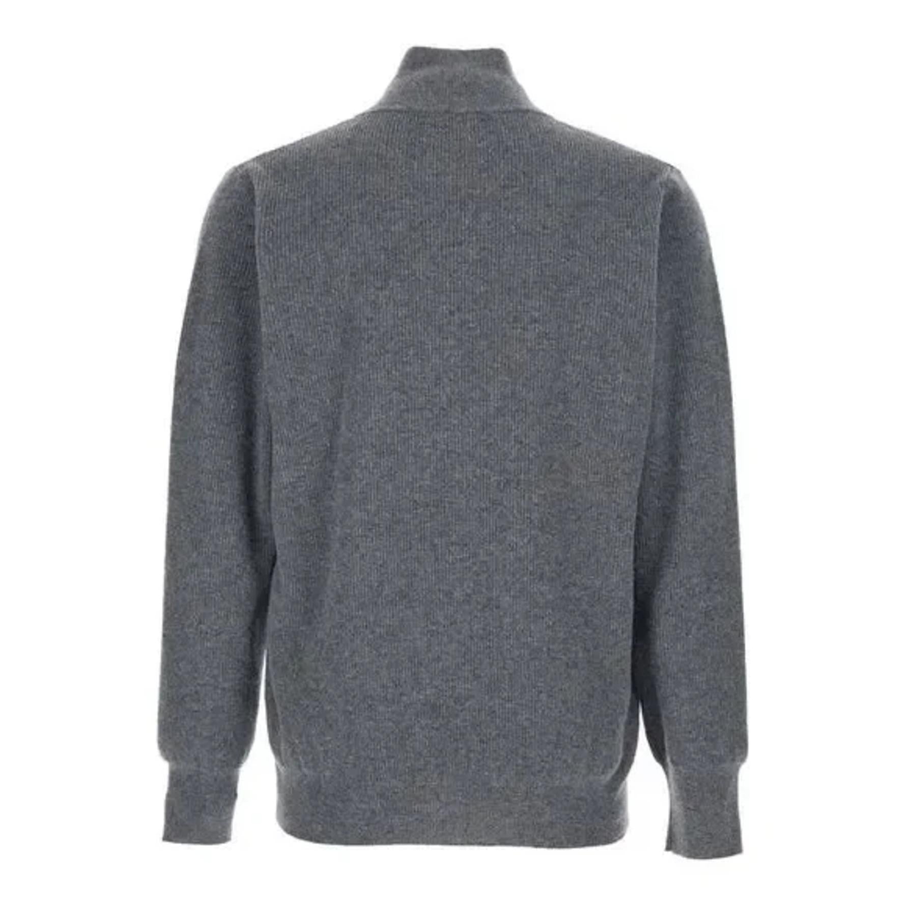 Maglia uomo in lana mezza zip 253M21315 M2118 ROBERTO COLLINA 