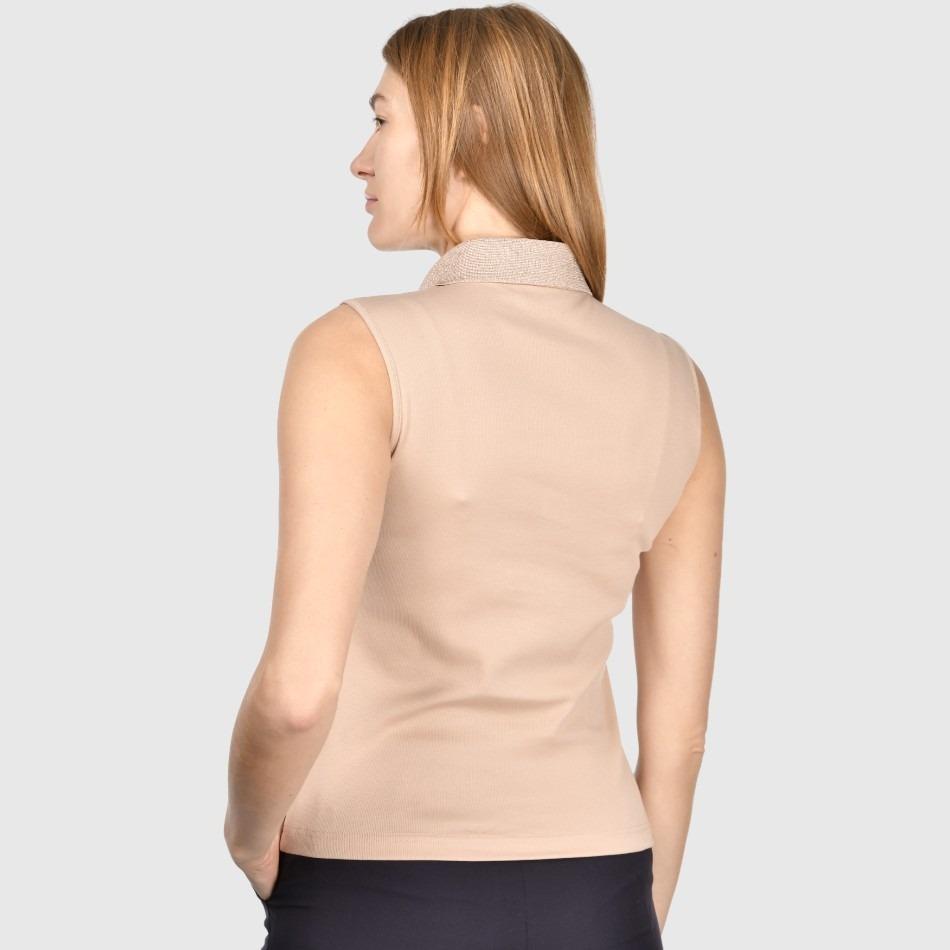 Polo senza maniche in jersey 6026780367 118 GRAN SASSO 