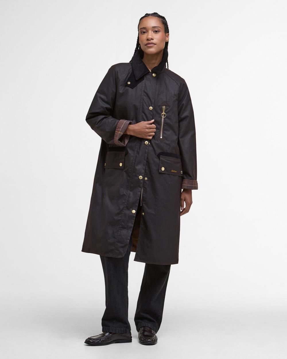 Giaccone in cotone cerato Evette LWX1485 RU91 BARBOUR 