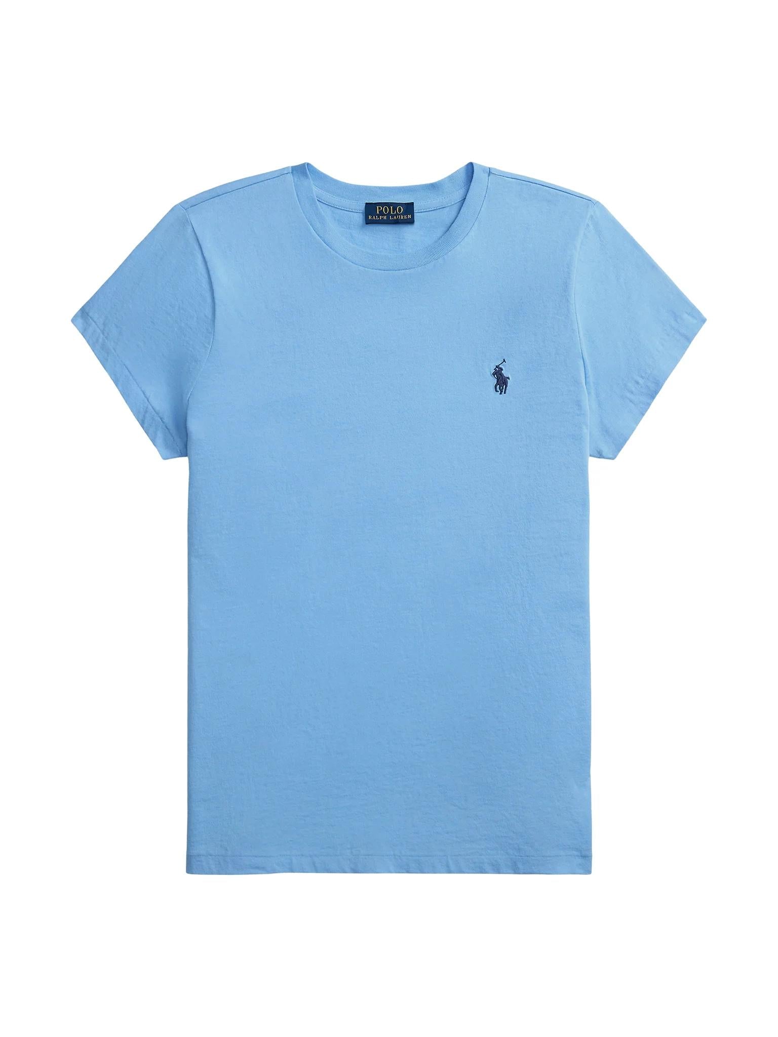 T-shirt donna in cotone classic fit 211B14605 005 RALPH LAUREN 