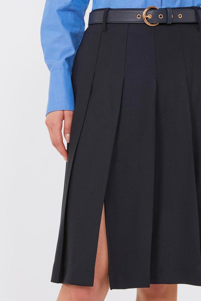 Gonna a pieghe in lana GIMMY 005 MAX MARA STUDIO 