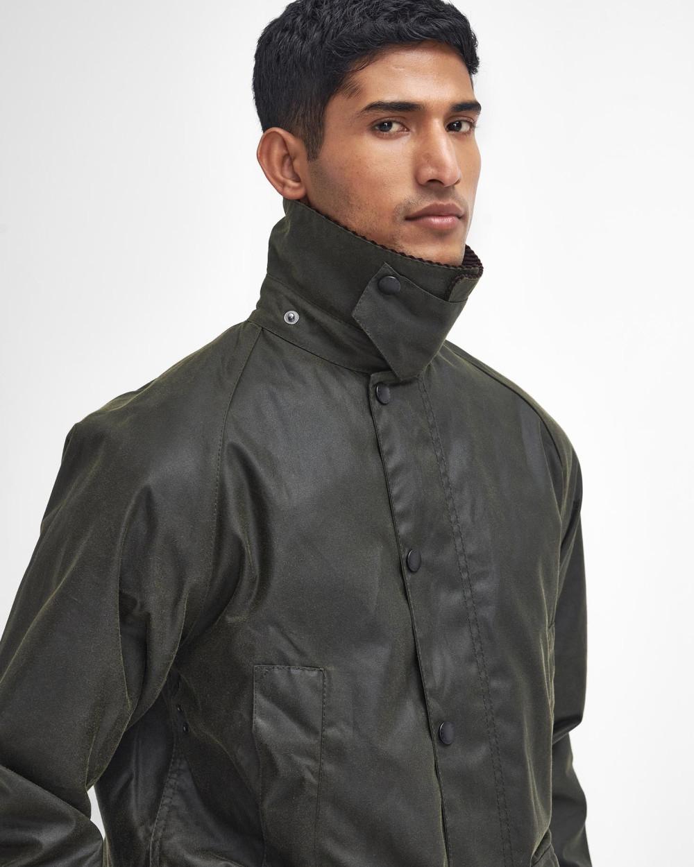 Giacca in cotone cerato Bedale MWX0018 OL99 BARBOUR 