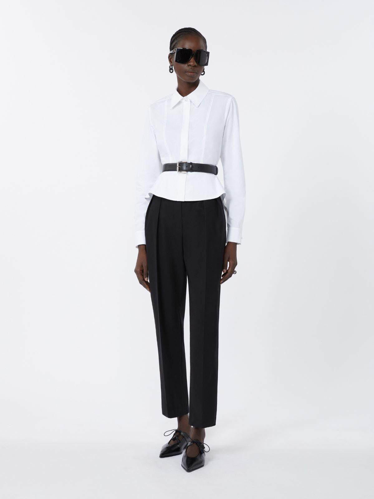 Camicia in popeline di cotone<BR/> GAMMA 001 MAX MARA 