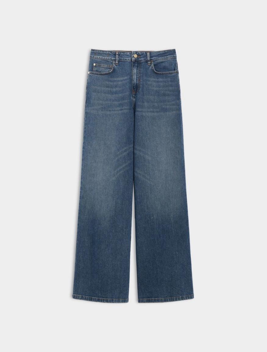 Jeans wide leg in cotone NINAPOWER 001 IBLUES 
