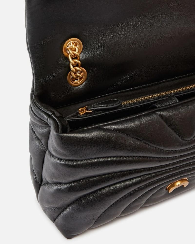 Borsa a tracolla grande Love Bag Puff trapunta farfalla<BR/><BR/> 100038A1EX Z99Q PINKO 