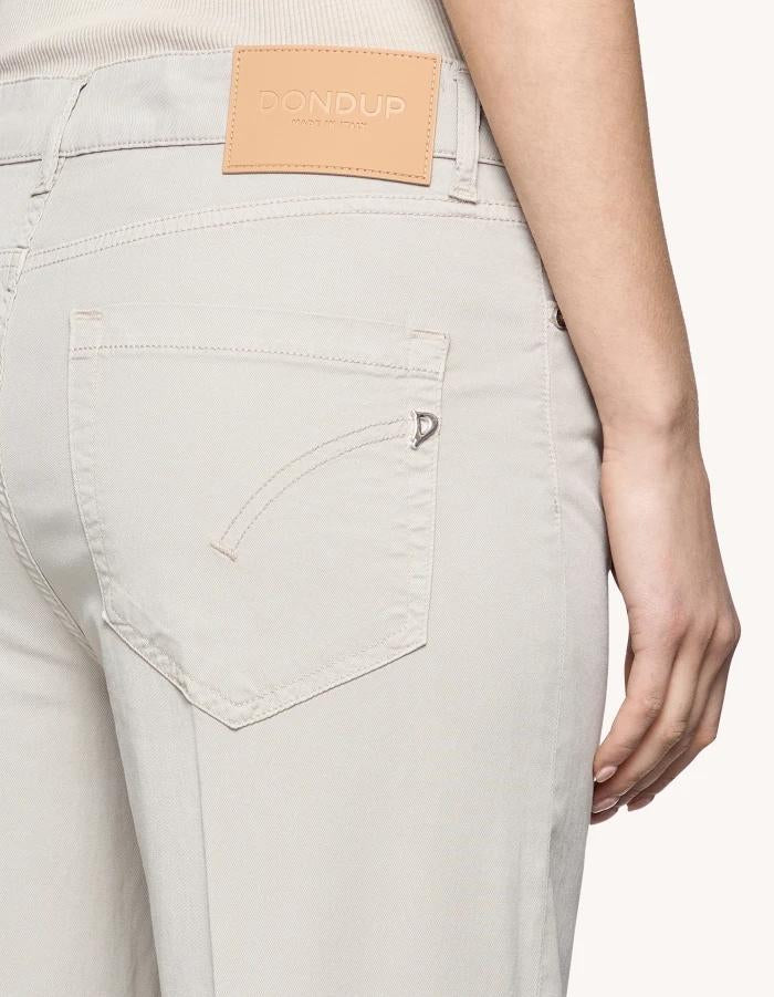 Pantaloni Koons loose in armatura di lyocell e cotone<BR/> DP268BGSE068DBM5 010 DONDUP 