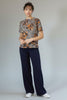 T-shirt Weekend Max Mara girocollo e maniche corte con fantasia all over.