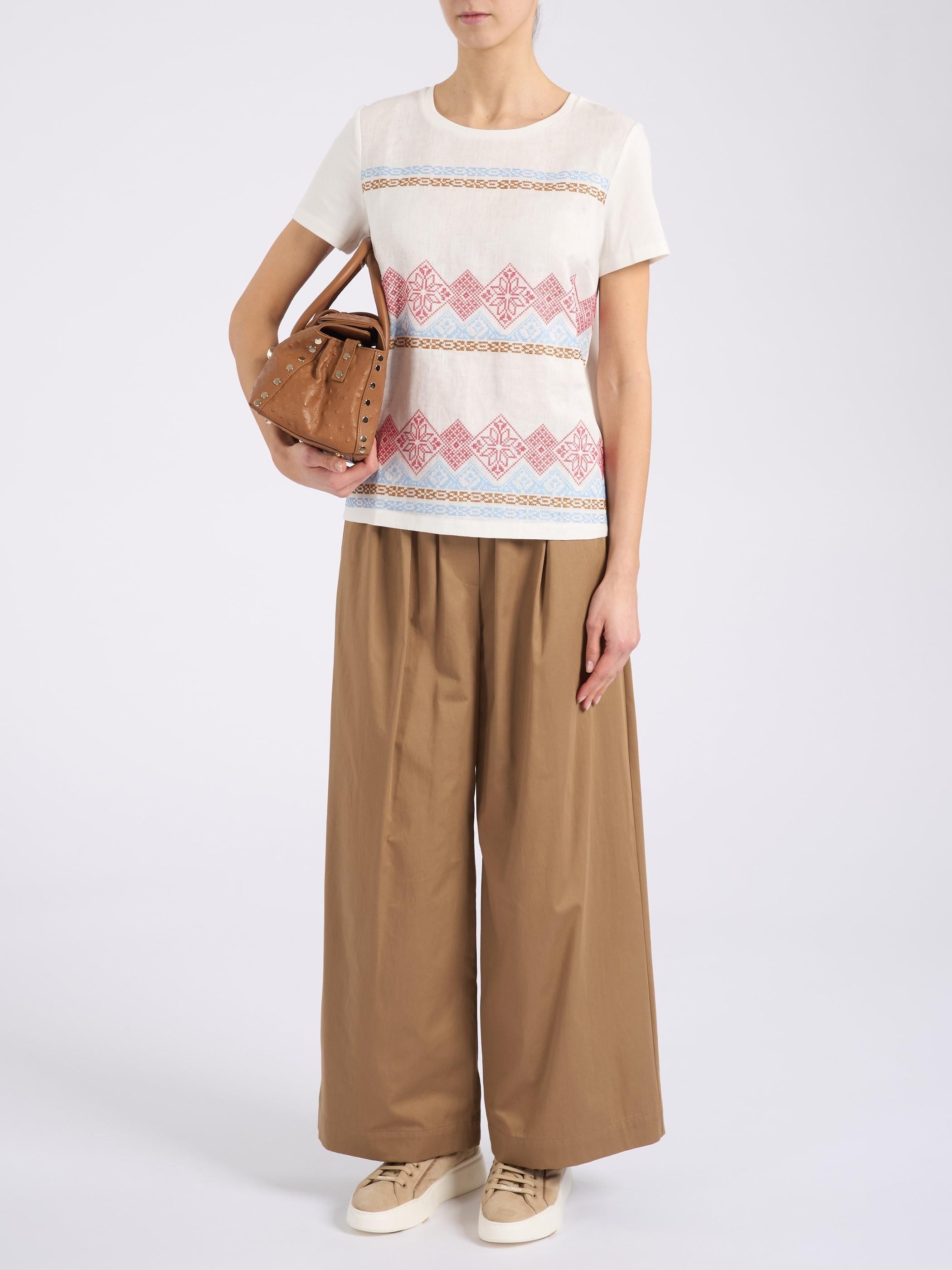 Pantalone in rasetto di cotone WKDGOLFO 005 WEEKEND 