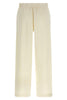 Pantalone in felpa di seta e cotone