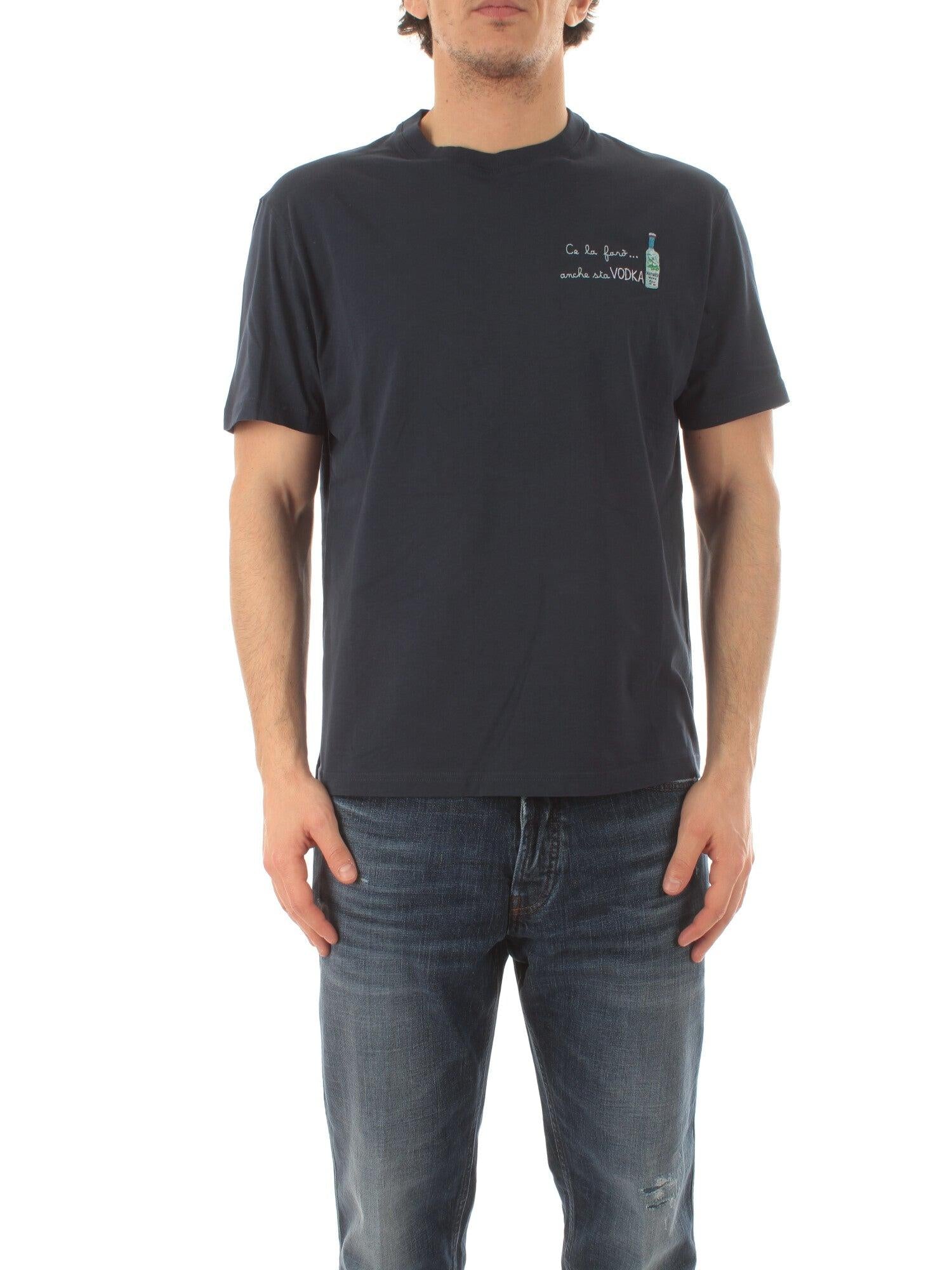 T-shirt Portofino in jersey di cotone classic fit con ricamo