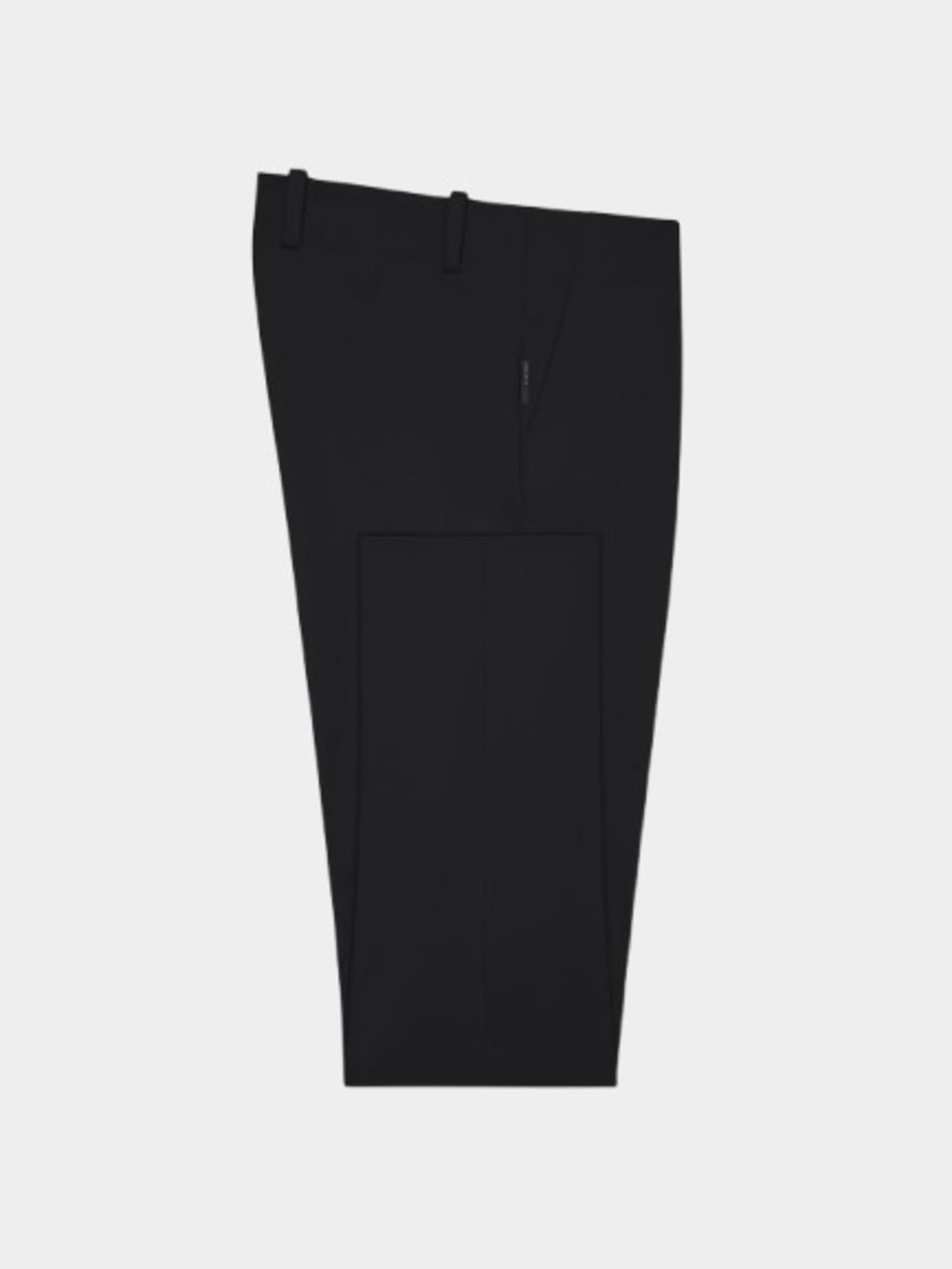 Pantalone donna in tessuto tecnico a gamba dritta