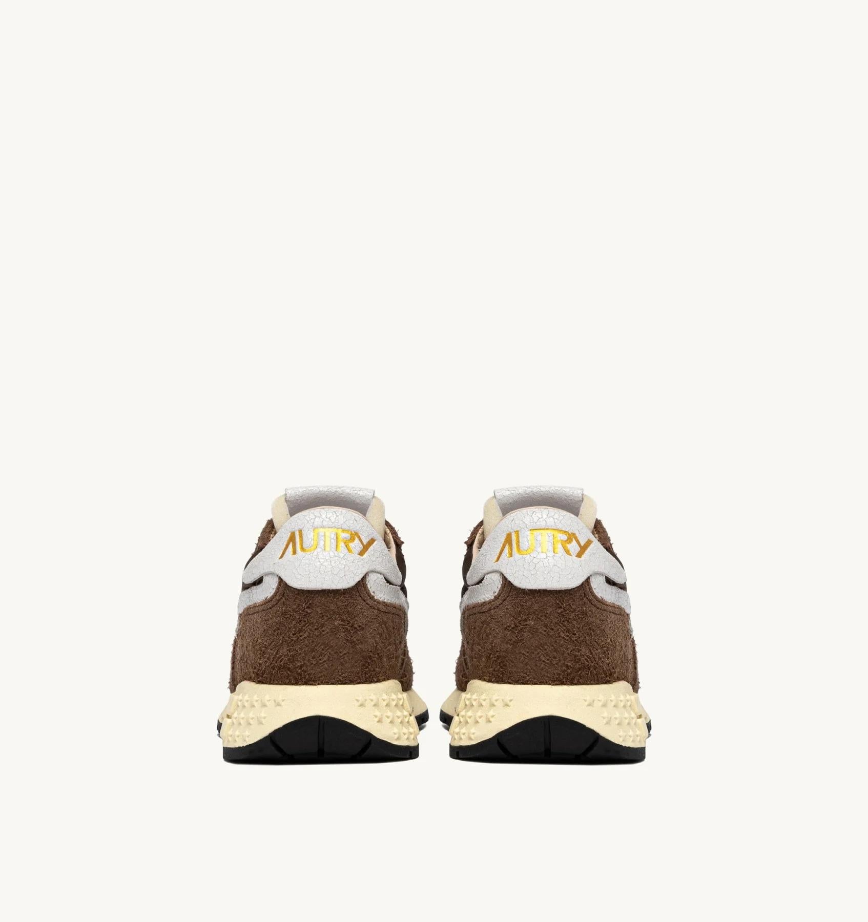 SNEAKERS REELWIND LOW IN NYLON E SUEDE BIANCO E TUNDRA WWLM NC39 AUTRY ACTION SHOES 